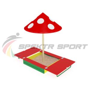 Купить Песочница с крышкой и грибком ИО 512 в Ворсме 