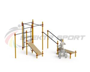 Купить Спортивный комплекс для инвалидов-колясочников WRK-D20_76mm в Ворсме 