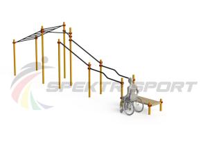 Купить Спортивный комплекс для инвалидов-колясочников WRK-D22_76mm в Ворсме 